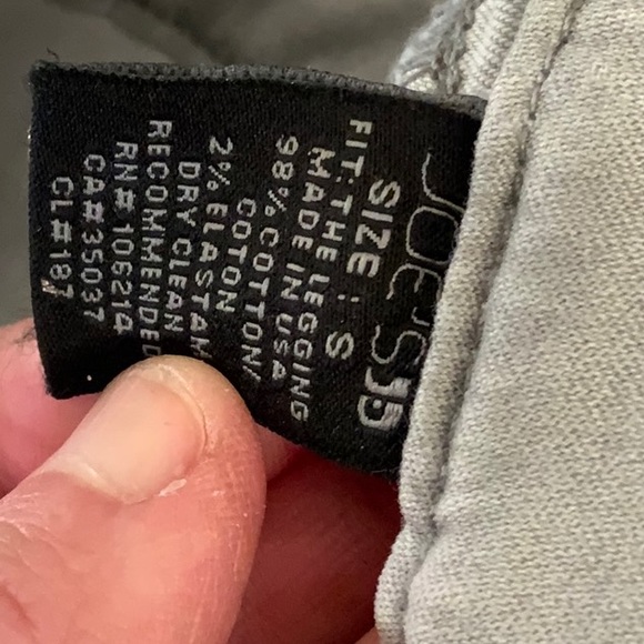 Joe’s Jeans Metallic Silver Skinny Jeans The Legging Fit - Picture 12 of 12